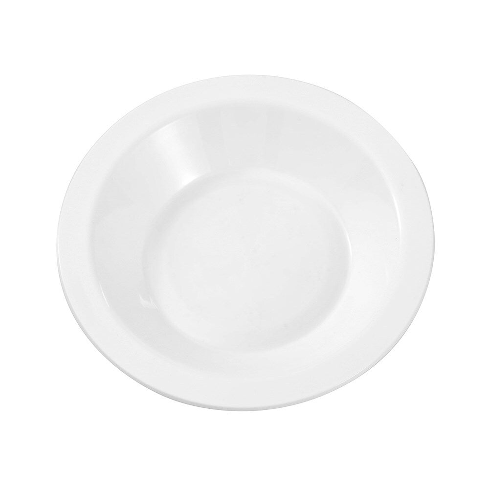 400pc Lemon & Lime Reusable Plastic Bowl Round 18cm - White