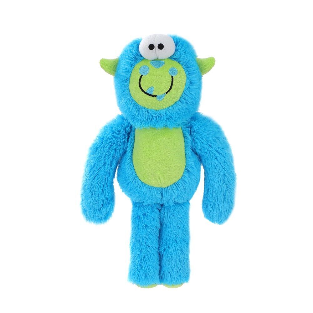 4PK Paws & Claws Monster Ziggle Soft Plush Pet/Dog Toy 34cm Assorted