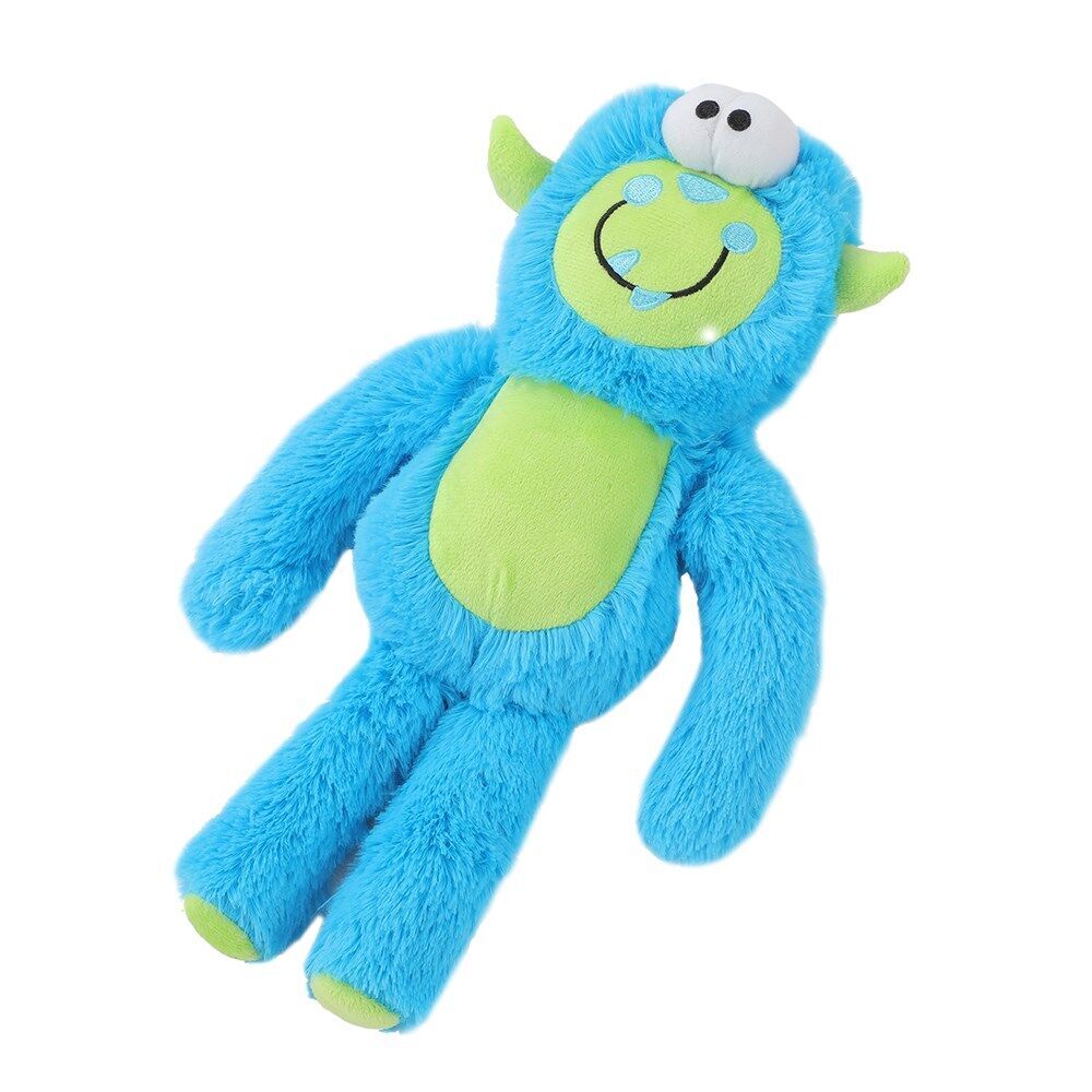 8PK Paws & Claws Monster Ziggle Soft Plush Pet/Dog Toy 34cm Assorted