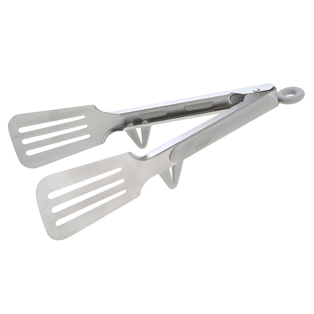2PK Wiltshire Soft Grip Handle Slotted Stainless Steel Turner Tong 23cm