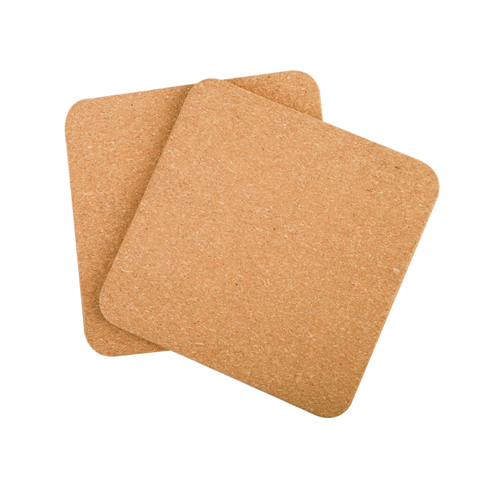 3x 2pc Appetito Square Cork Trivets 20x20cm Home Kitchen Cooking