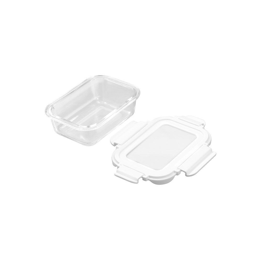12PK Lemon & Lime Yorkshire Glass Fresh Lock Food Container 375ml