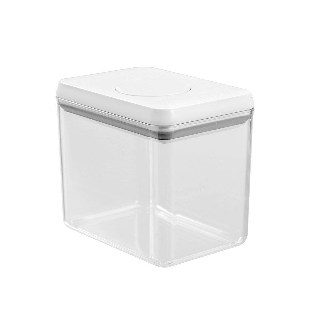 12PK Lemon & Lime Pop-Up Lid Pantry Container Rectangle 1L 14x10x12.5cm