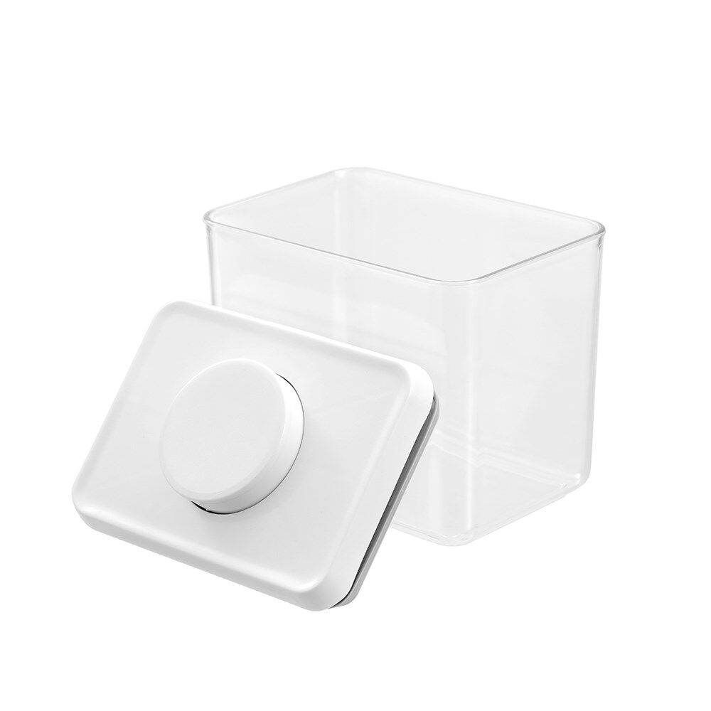 12PK Lemon & Lime Pop-Up Lid Pantry Container Rectangle 1L 14x10x12.5cm