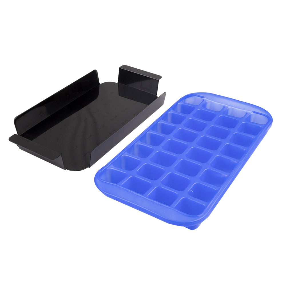 4PK Appetito Flexible Jumbo Ice Cube Tray Home Kitchen Accessory Blue