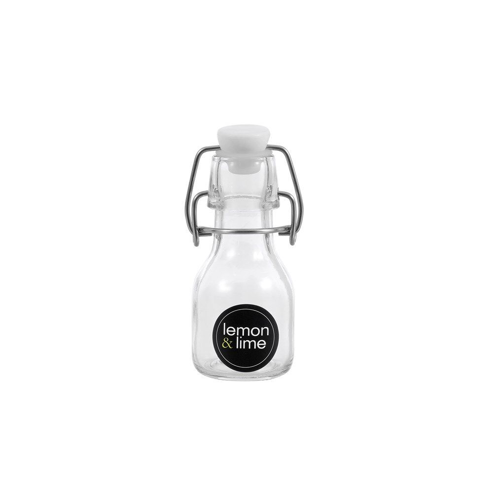 72PK Lemon & Lime Secure Glass Air-Tight Clip Lid Bottle 60ml