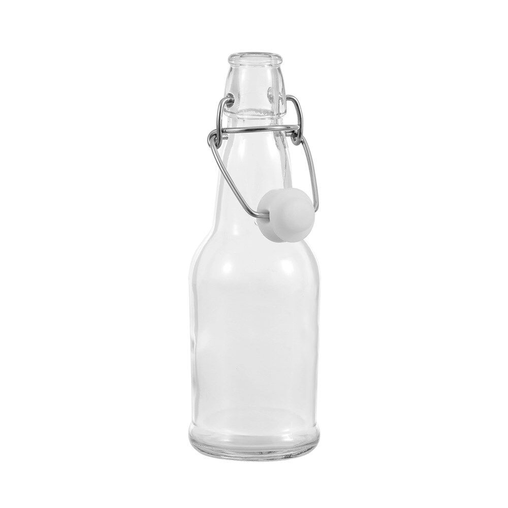 24PK Lemon & Lime Secure Glass Air-Tight Clip Lid Bottle 250ml