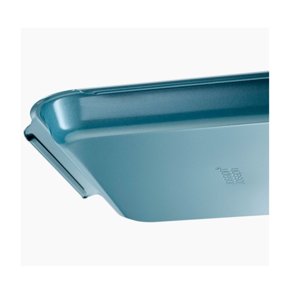 2PK Joseph Joseph Carbon Steel Non-Stick Nest Medium Kitchen Baking Tray Blue