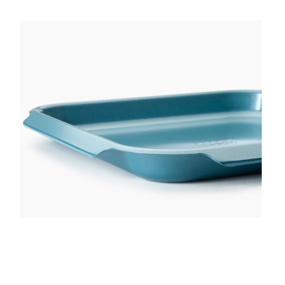 2PK Joseph Joseph Carbon Steel Non-Stick Nest Medium Kitchen Baking Tray Blue