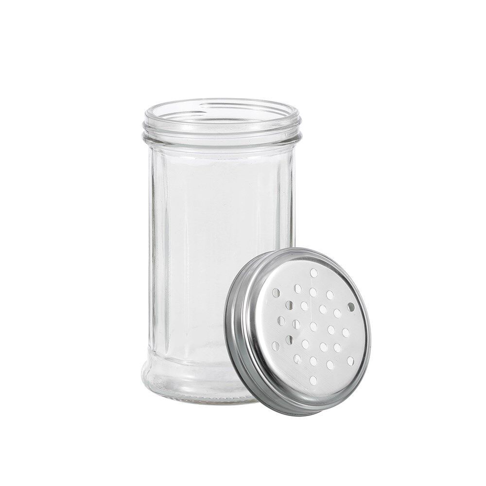 12PK Lemon & Lime Durable Glass Salt & Pepper Shaker 350ml