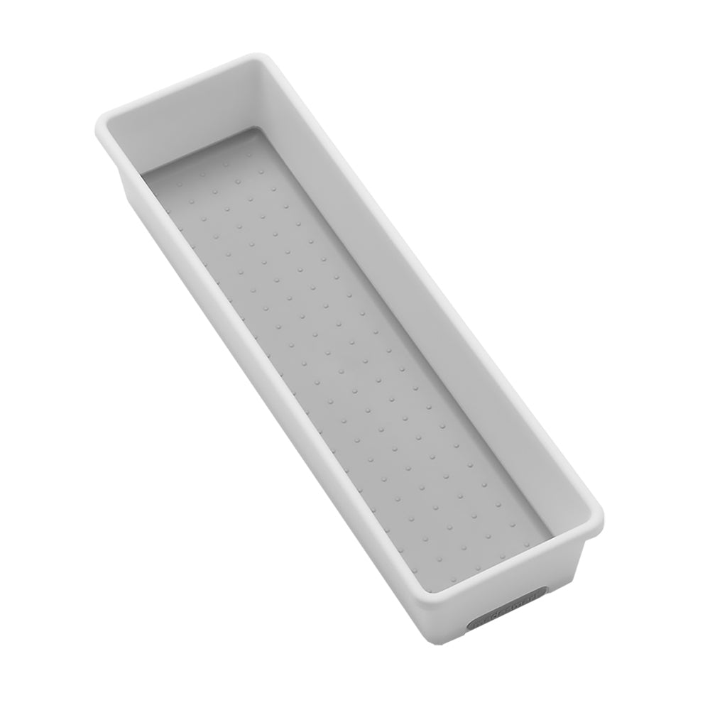 4PK Madesmart Narrow Bin Organiser 32x10cm Rectangle White