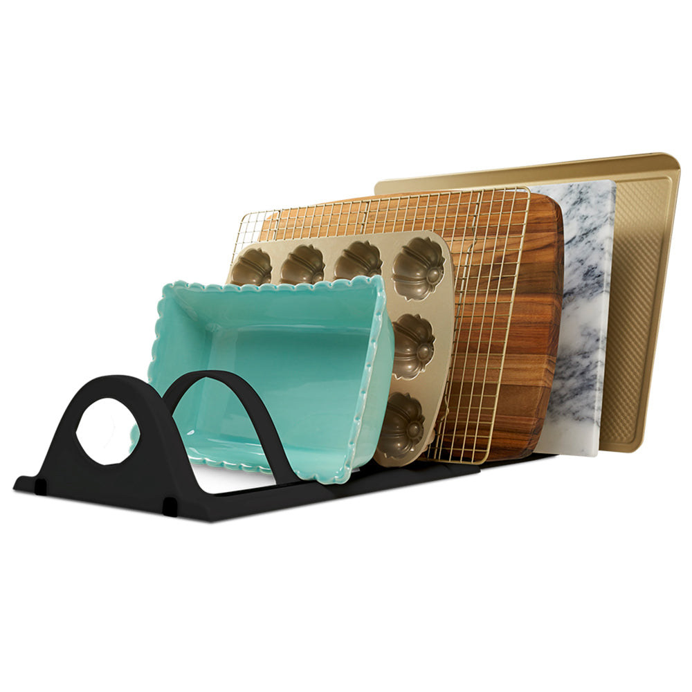 2PK Madesmart Expandable Bakeware Organiser 39x29cm Rectangle Carbon