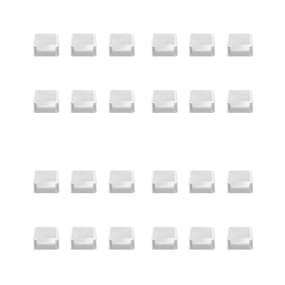 24PK Boxsweden Heavy Duty Stackable Tray Sleek Organiser 20x15x6.5cm Assorted