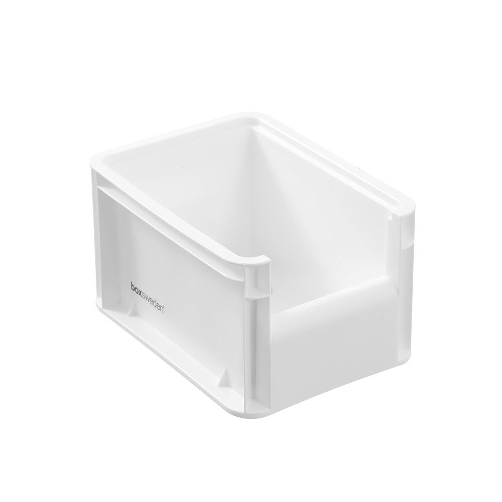 12PK Boxsweden Heavy Duty Stackable Tray Sleek Organiser 20x15x12cm Assorted