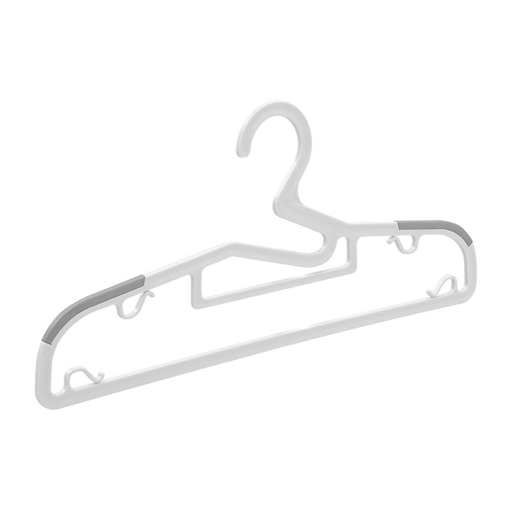 24x 3pc Boxsweden Space Saving Non-Slip Hanger w/ Strap Hooks 39cm Assorted