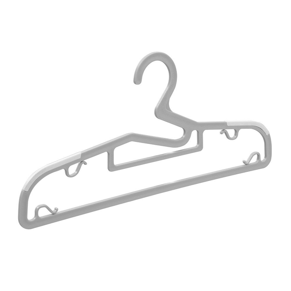 24x 3pc Boxsweden Space Saving Non-Slip Hanger w/ Strap Hooks 39cm Assorted