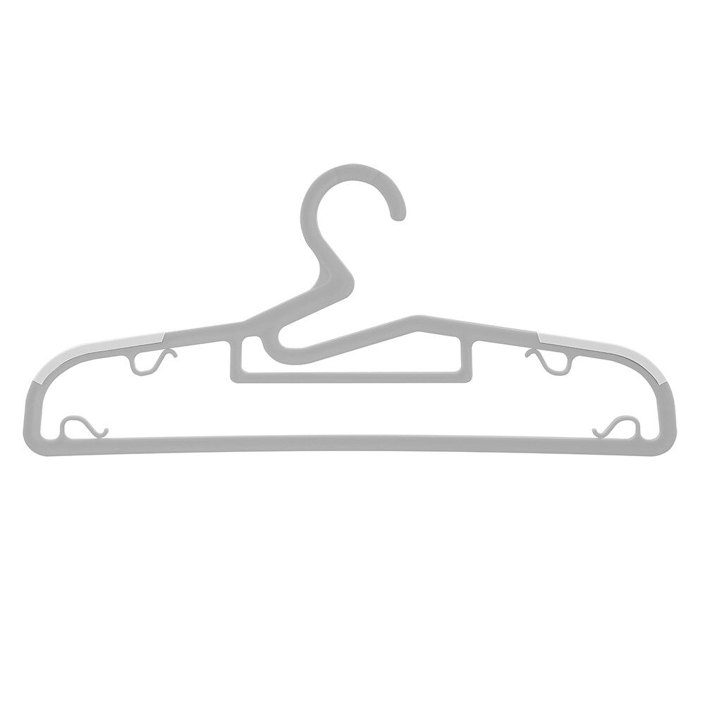 24x 3pc Boxsweden Space Saving Non-Slip Hanger w/ Strap Hooks 39cm Assorted