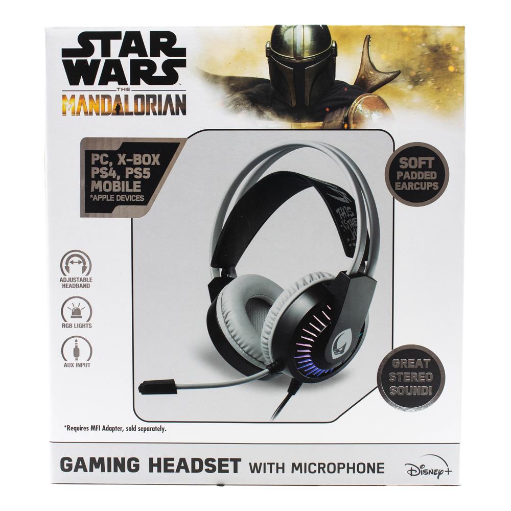 2PK Star Wars The Mandalorian Gaming Headset w/ Microphone