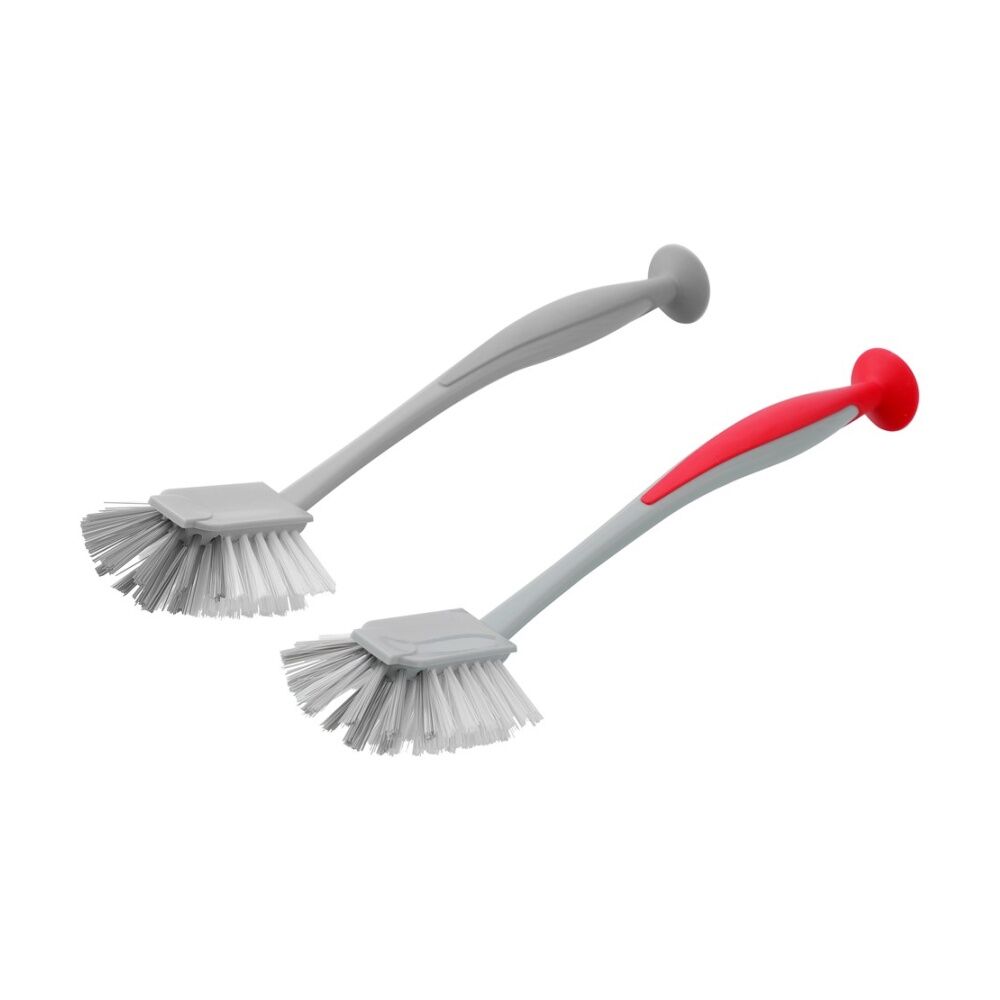 12PK Boxsweden Prime Essentials Suction Handle Dish Brush Cleaning Assorted
