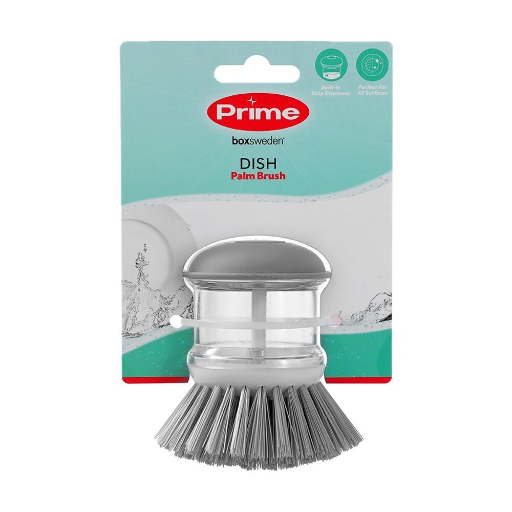 12PK Boxsweden Prime Essentials Palm Dish Brush for Cleaning Assorted