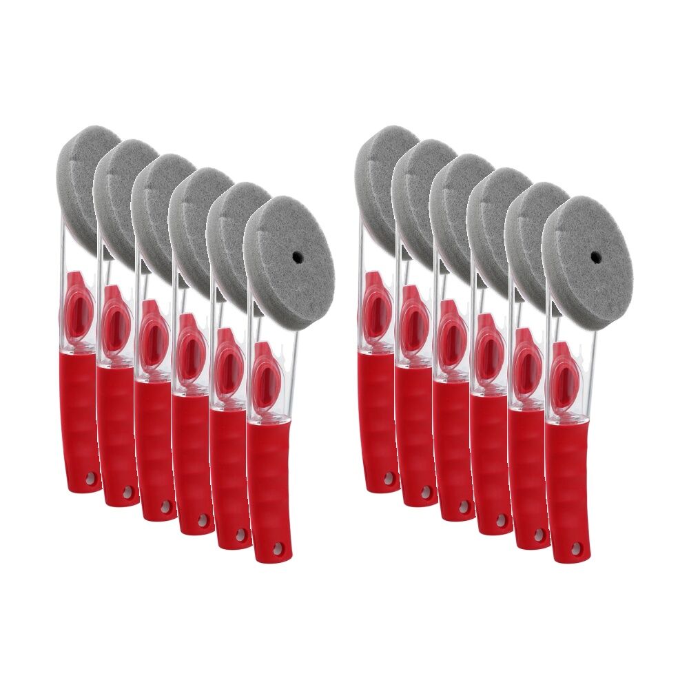 12PK Boxsweden Prime Premium Soap Dispensing Dish Wand Kitchenware Assorted