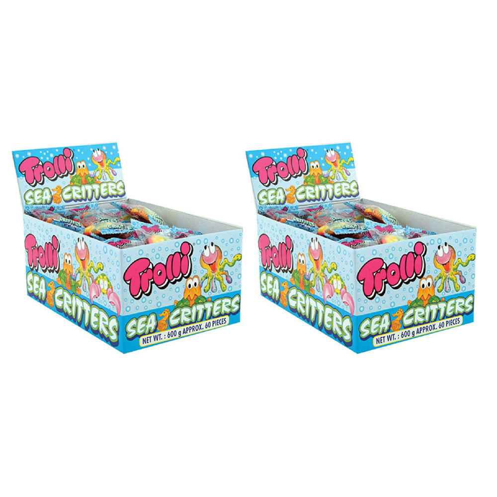 2x 60PK Trolli Sea Critters 9g Candy