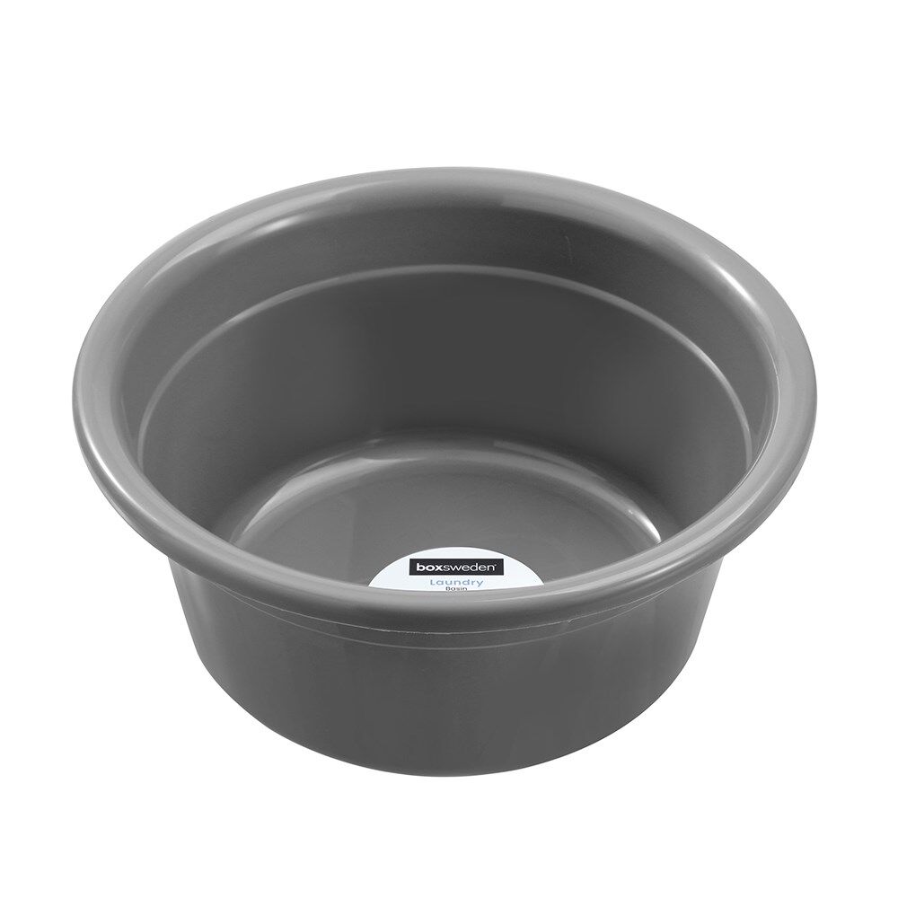 12PK Boxsweden Laundry Multipurpose Basin Versatile Round 14L 39.5cm 2 Assorted