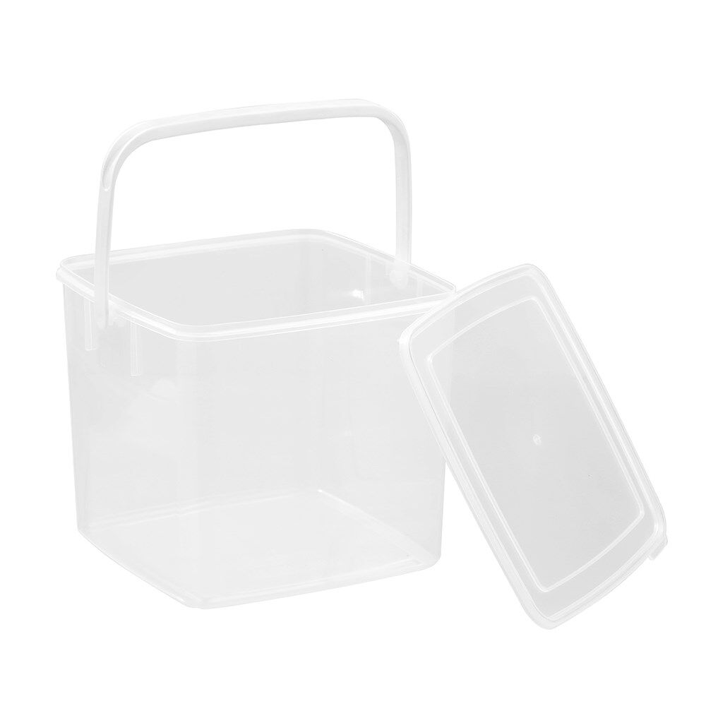 8PK Lemon & Lime Keep Fresh Storer Portable Square Container with Handle 7L