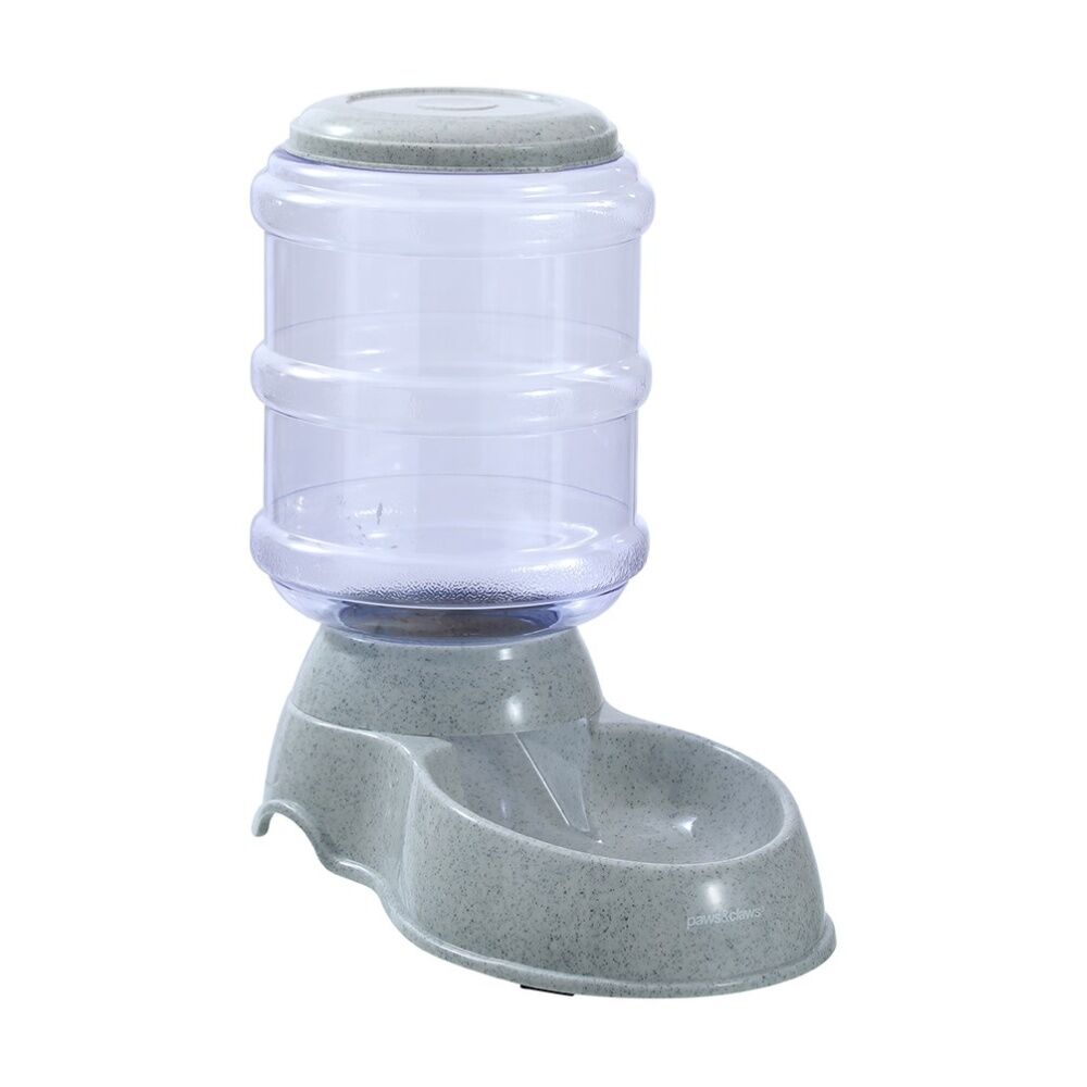 2PK Paws and Claws Barrel Pet Food Dispenser 3.8L 32x17.5x31cm Easy To Refill