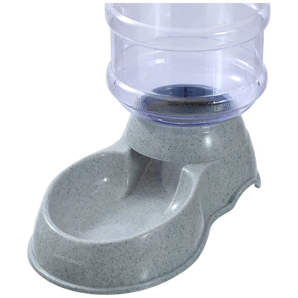 2PK Paws and Claws Barrel Pet Food Dispenser 3.8L 32x17.5x31cm Easy To Refill