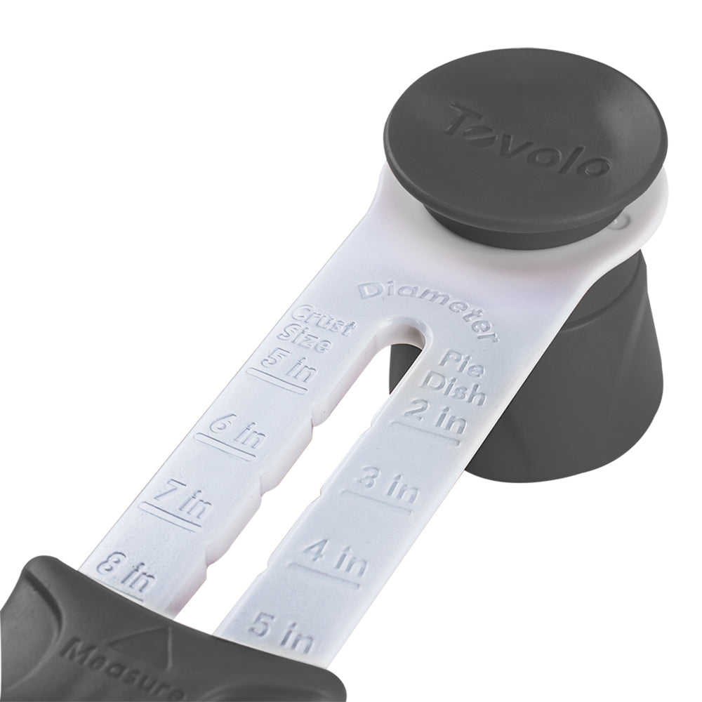 2PK Tovolo Precision Pie Crust Cutter/Slicer - Charcoal