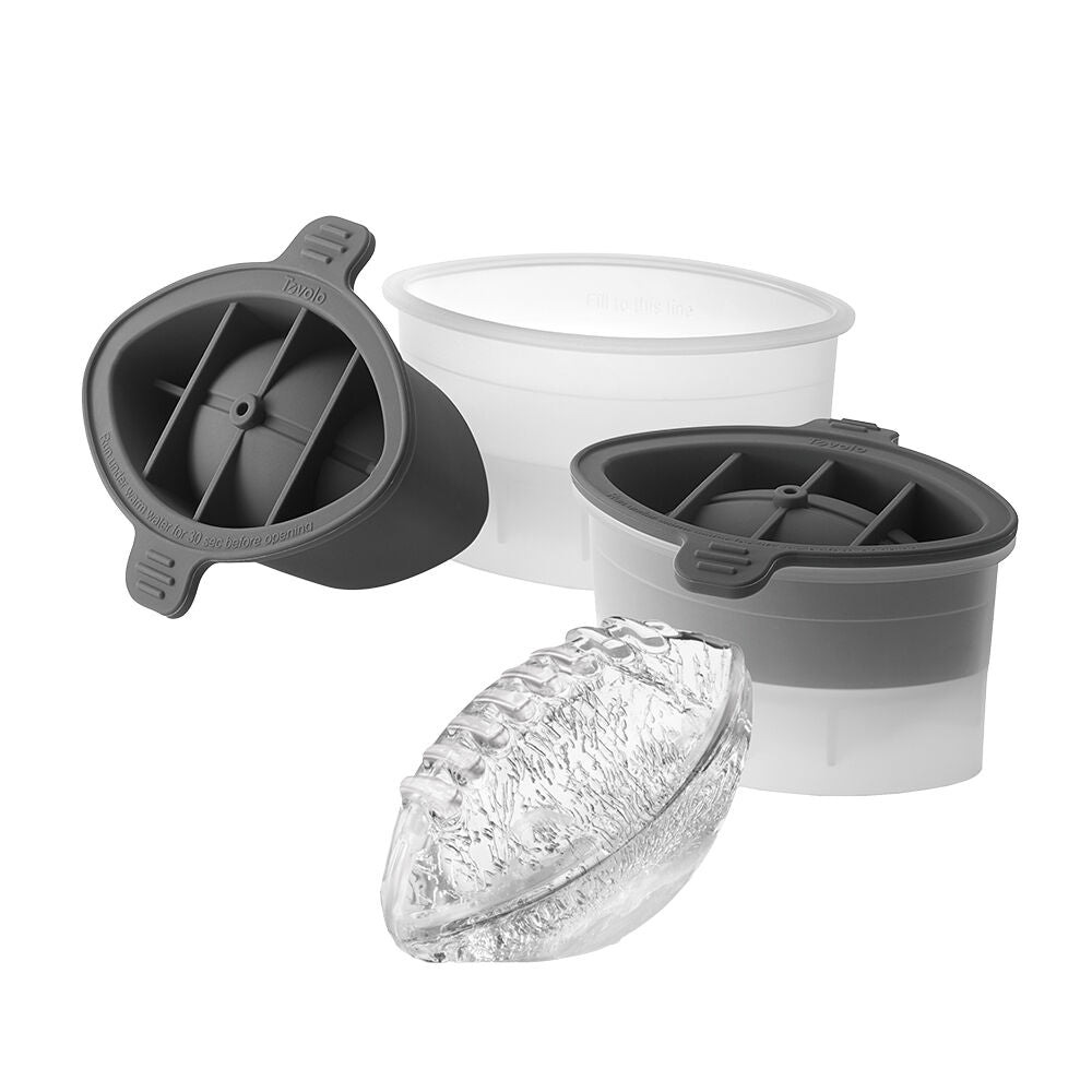 2pc Tovolo Sports Range Durable Novelty Freezer Ice Mould Set Football