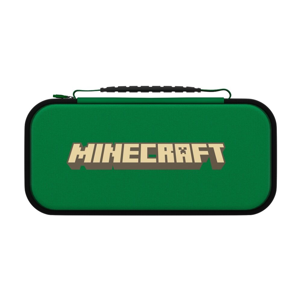 Turtle Beach Nintendo Switch Realmz Gaming Travel Case Minecraft Forest Battle