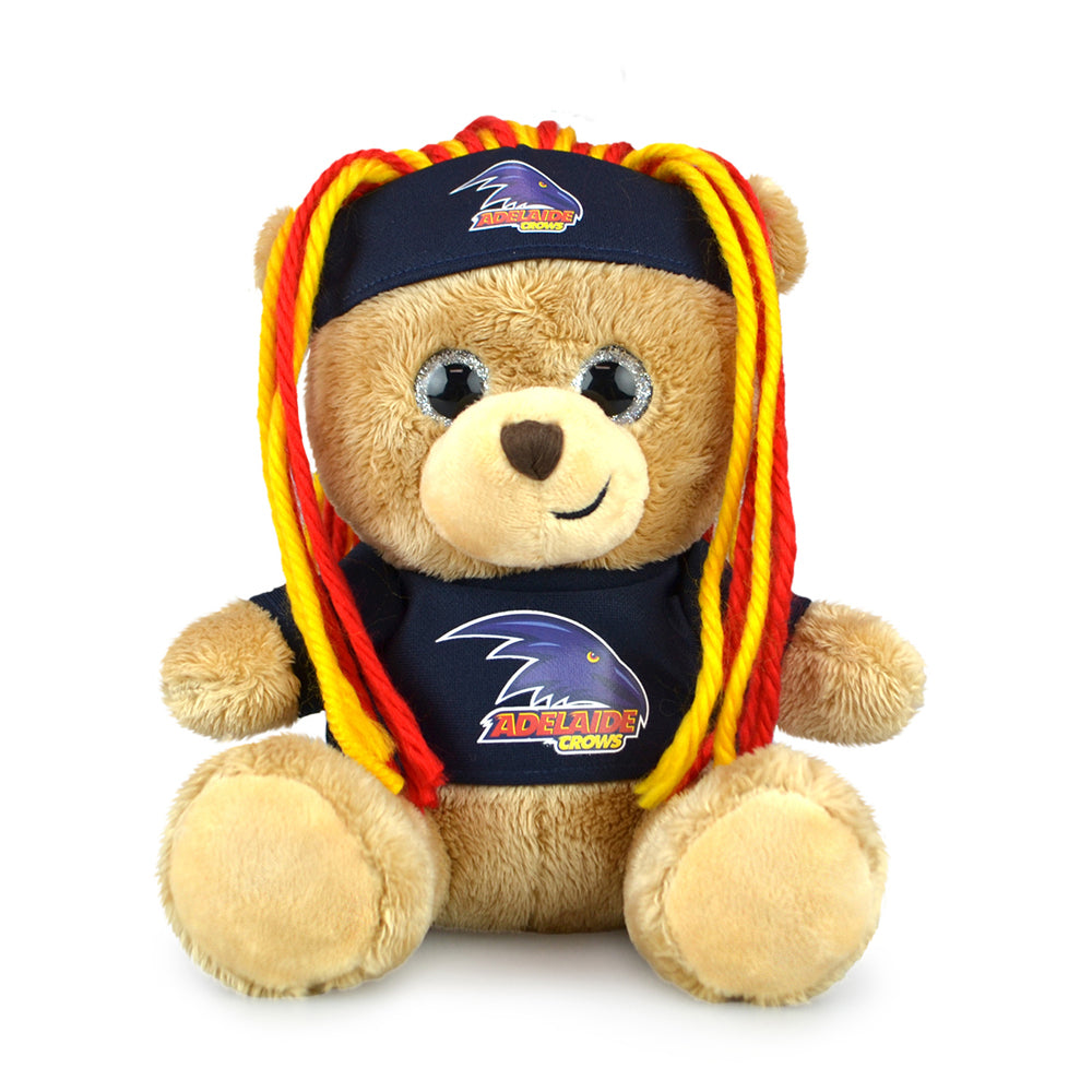 2PK AFL Sparkle Fanatic Adelaide Plush Toy 20cm - Navy