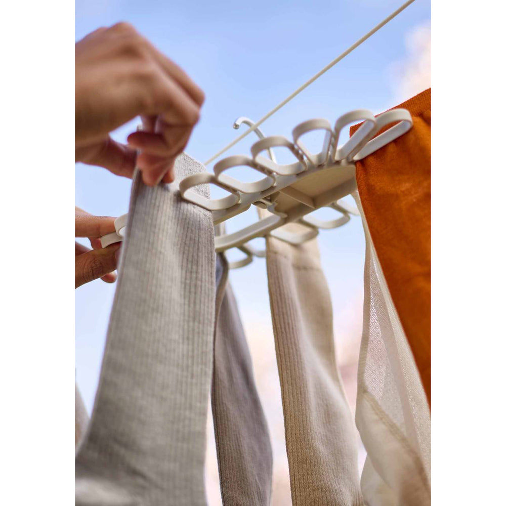 2x Joseph Joseph Petal Small Items Hanger Holds Ecru