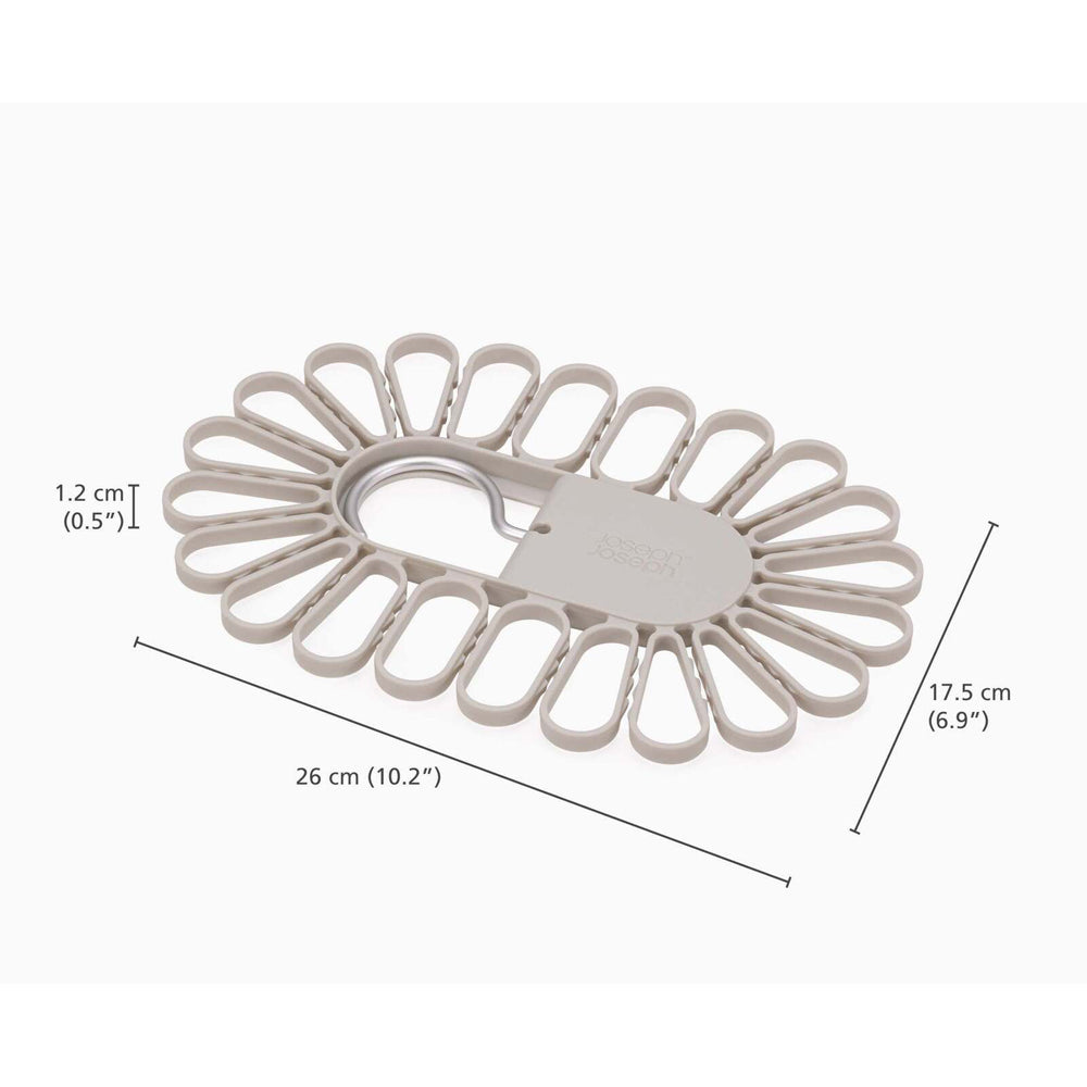 2x Joseph Joseph Petal Small Items Hanger Holds Ecru