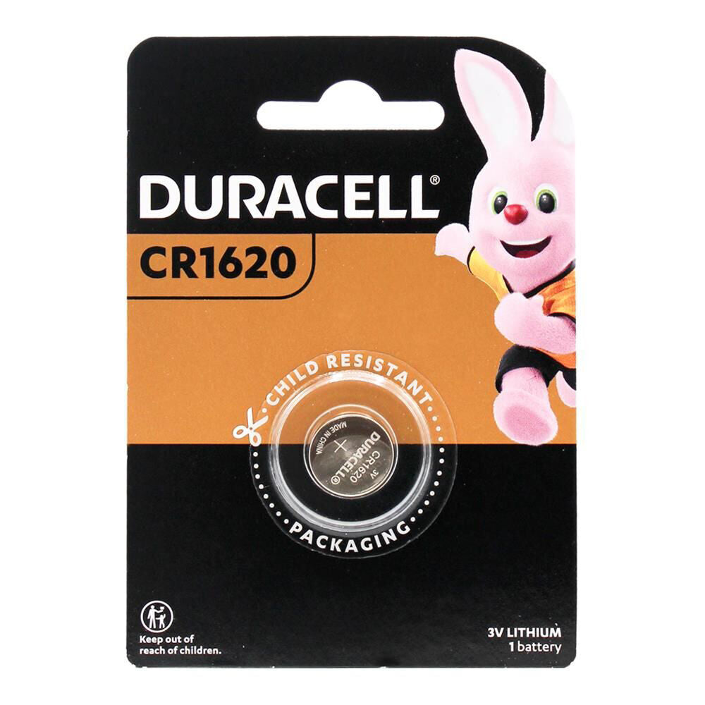 20PK Duracell CR1620 3V Lithium Coin Battery Pack Single-Use Batteries