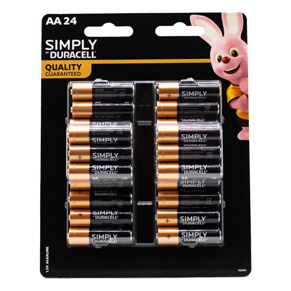 2x 24pc Duracell AA Size 1.5V Alkaline Battery Pack Single-Use Batteries