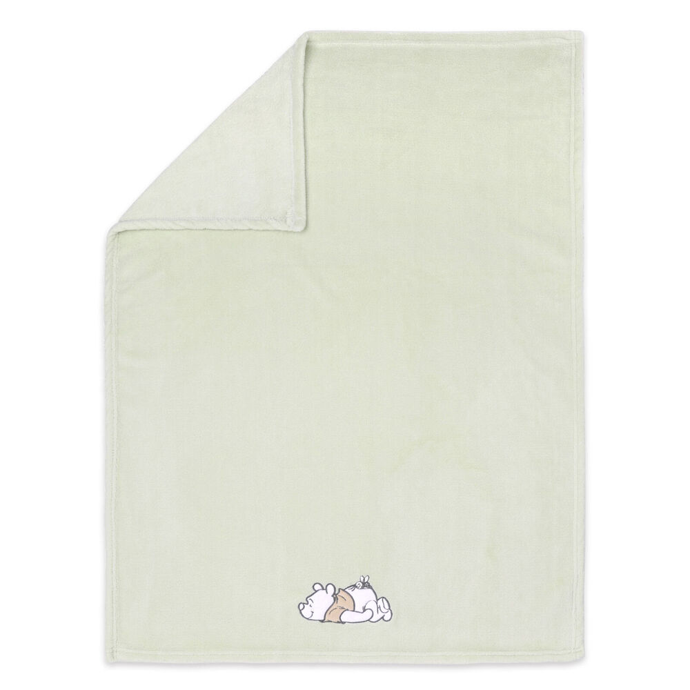 2PK Disney Pooh Baby/Kids Polyester Velour Applique Stroller Blanket 76x101cm
