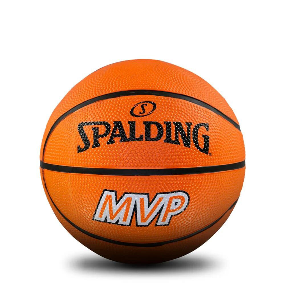 3PK Spalding MVP Mini Indoor/Outdoor All Surface Rubber Basketball Size 1 Orange