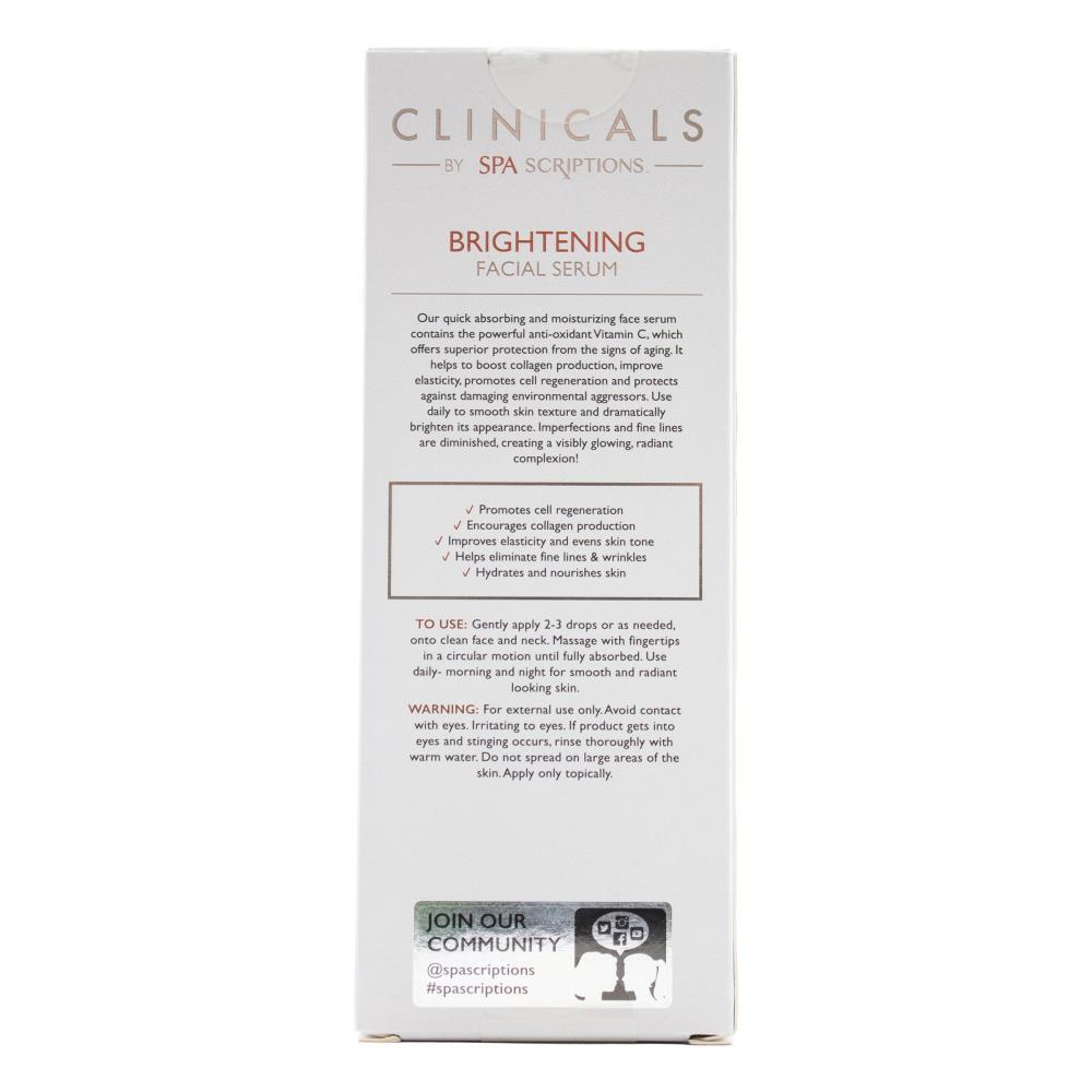 3PK Spascriptions Clinicals 50ml Brightening Facial Serum Anti Aging