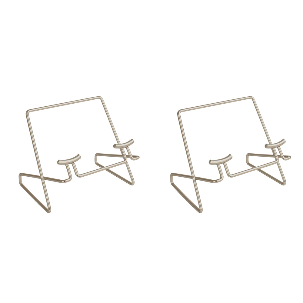 2PK Spectrum Euro Tablet & Cookbook Stand 15x20cm - Satin