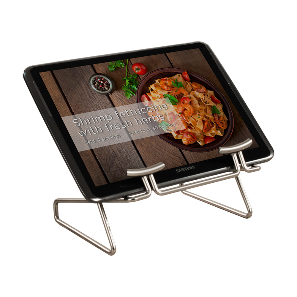 2PK Spectrum Euro Tablet & Cookbook Stand 15x20cm - Satin