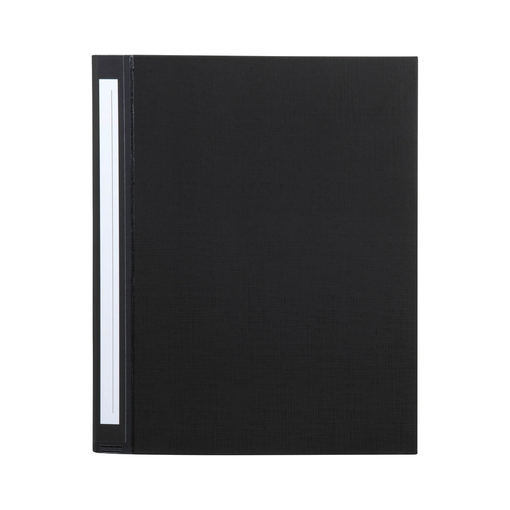 3PK Marbig Deluxe PE 2 D-Ring 25mm A4 Binder File Organiser - Black