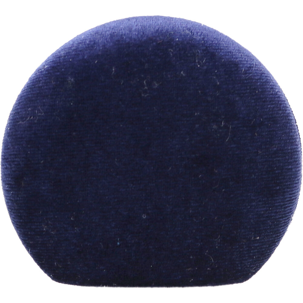 3PK Wicked Sista Velvet Portable Small Jewellery Travel Case 8.7cm Navy