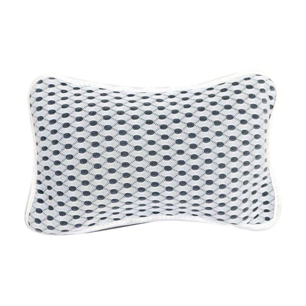 2PK Wicked Sista Luxury Bath Pillow Suction Cups Spa Comfort Black
