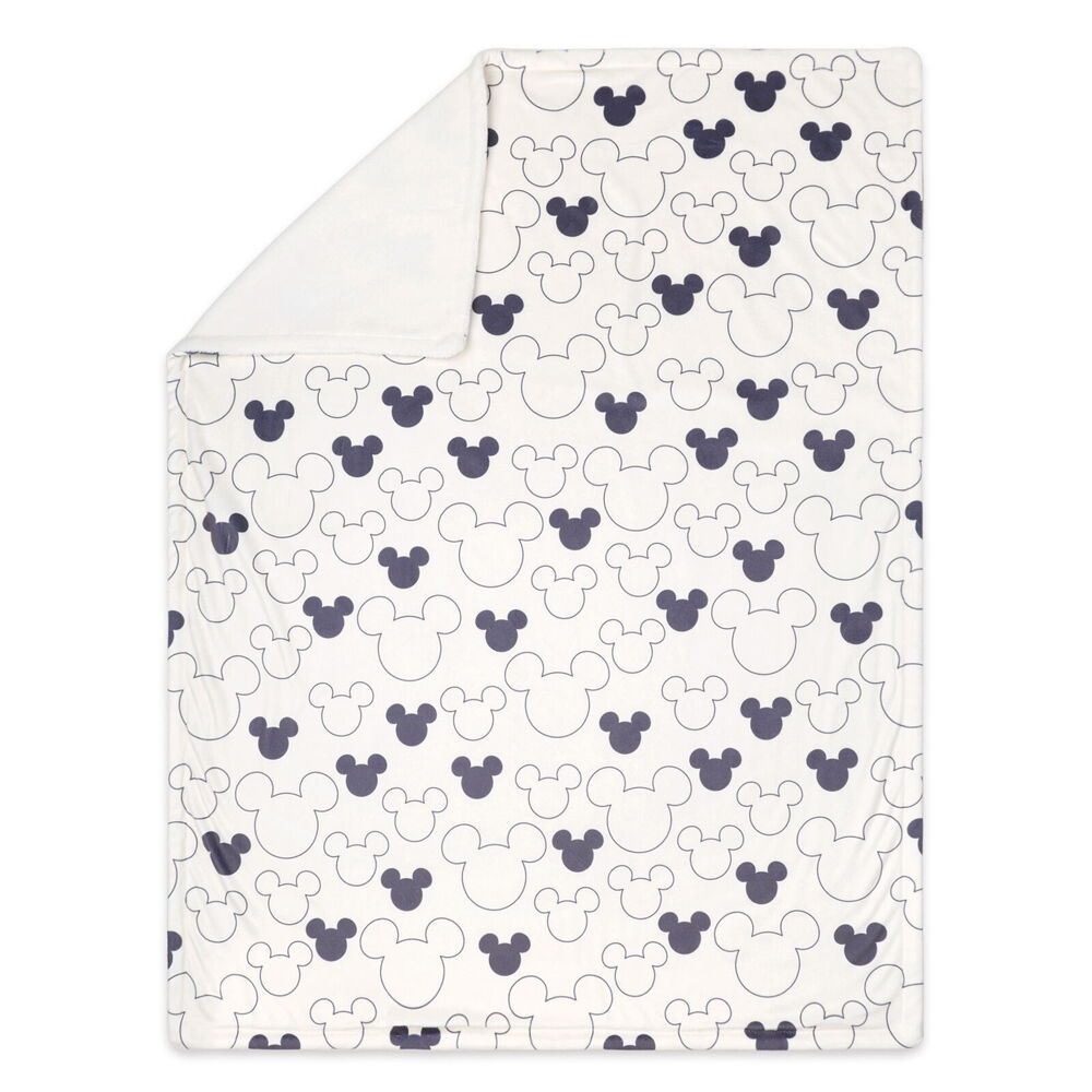 2PK Disney Mickey Baby/Kids Polyester Velour Stroller/Pram Blanket 76x101cm