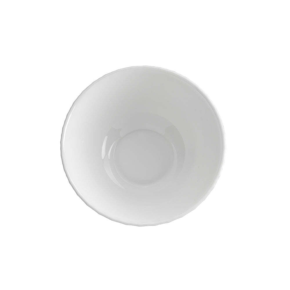 6PK Wiltshire Diamond White Glass Textured Rice Bowl 12cm