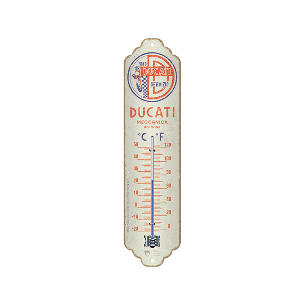 Nostalgic-Art Ducati Moto Servizio Home Decor Indoor/Outdoor Thermometer 28cm