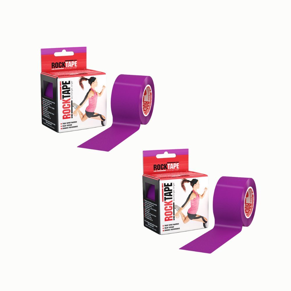 2PK Rocktape Standard Adhesive Training Support Tape - Purple